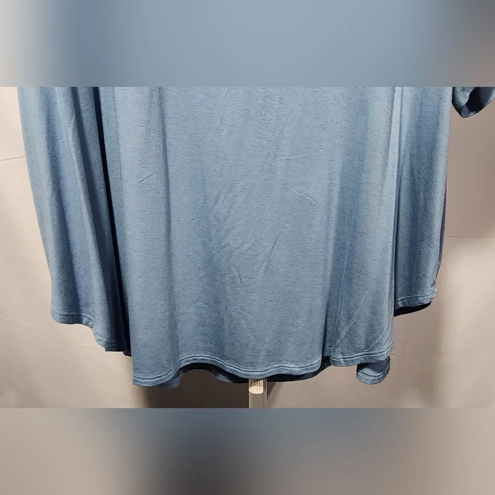 Kare Kane Blue Oversized Short Sleeve T-Shirt - Picture 3 of 10